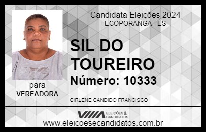 Candidato SIL DO TOUREIRO 2024 - ECOPORANGA - Eleições