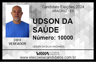 Candidato UDSON MACHADO 2024 - ARACRUZ - Eleições