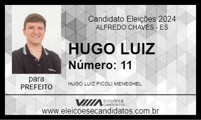 Candidato HUGO LUIZ 2024 - ALFREDO CHAVES - Eleições