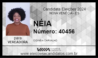 Candidato NÉIA 2024 - NOVA VENÉCIA - Eleições