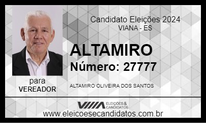 Candidato ALTAMIRO 2024 - VIANA - Eleições