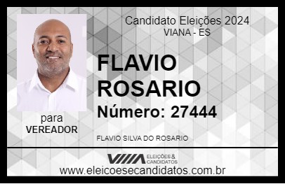 Candidato FLAVIO ROSARIO 2024 - VIANA - Eleições