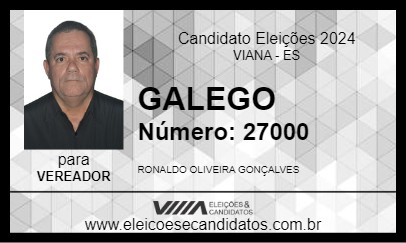 Candidato GALEGO 2024 - VIANA - Eleições