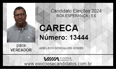 Candidato CARECA 2024 - BOA ESPERANÇA - Eleições