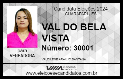 Candidato VAL DO BELA VISTA 2024 - GUARAPARI - Eleições