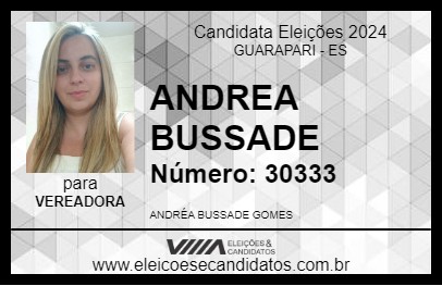 Candidato ANDREA BUSSADE 2024 - GUARAPARI - Eleições