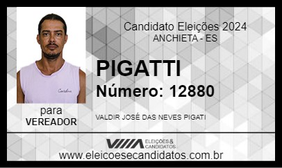 Candidato PIGATTI 2024 - ANCHIETA - Eleições