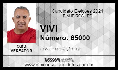 Candidato VIVI 2024 - PINHEIROS - Eleições