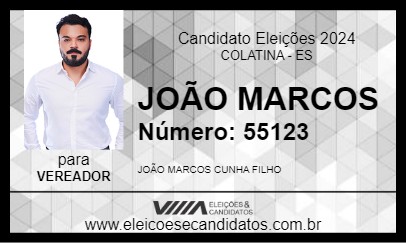 Candidato JOÃO MARCOS 2024 - COLATINA - Eleições