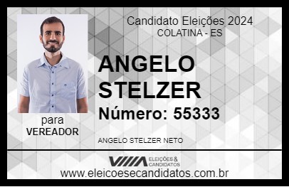 Candidato ANGELO STELZER 2024 - COLATINA - Eleições