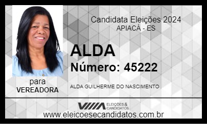 Candidato ALDA 2024 - APIACÁ - Eleições