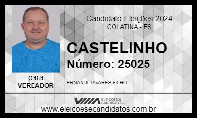 Candidato CASTELINHO 2024 - COLATINA - Eleições