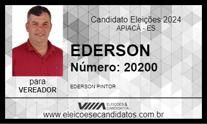 Candidato EDERSON 2024 - APIACÁ - Eleições