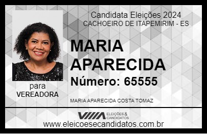 Candidato MARIA APARECIDA 2024 - CACHOEIRO DE ITAPEMIRIM - Eleições