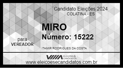 Candidato MIRO 2024 - COLATINA - Eleições