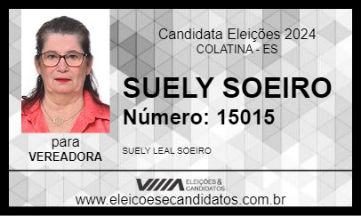 Candidato SUELY SOEIRO 2024 - COLATINA - Eleições