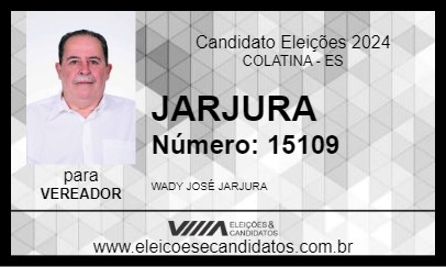 Candidato JARJURA 2024 - COLATINA - Eleições