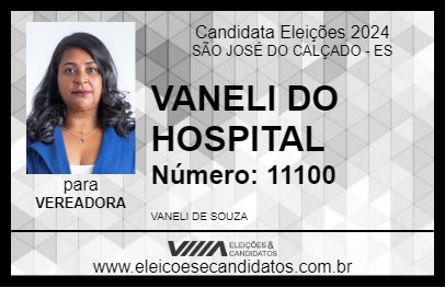 Candidato VANELI DO HOSPITAL 2024 - SÃO JOSÉ DO CALÇADO - Eleições