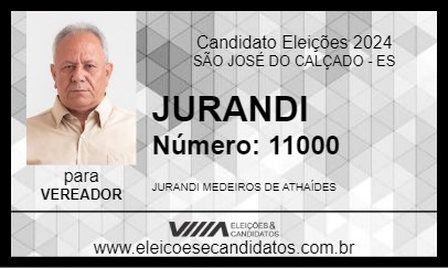 Candidato JURANDI 2024 - SÃO JOSÉ DO CALÇADO - Eleições