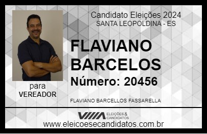 Candidato FLAVIANO BARCELLOS 2024 - SANTA LEOPOLDINA - Eleições