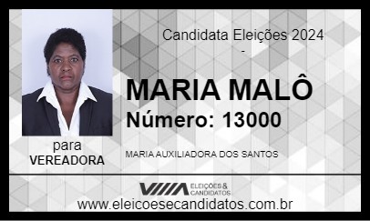 Candidato MARIA MALÔ 2024 - NOVA VENÉCIA - Eleições