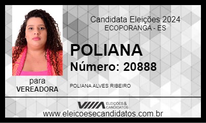 Candidato POLIANA 2024 - ECOPORANGA - Eleições