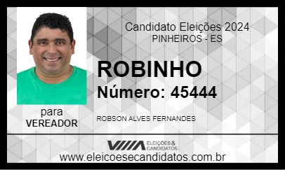 Candidato ROBINHO 2024 - PINHEIROS - Eleições