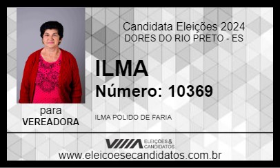 Candidato ILMA 2024 - DORES DO RIO PRETO - Eleições