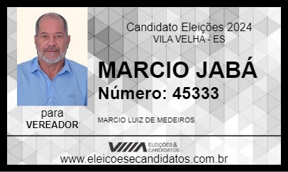 Candidato MARCIO JABÁ 2024 - VILA VELHA - Eleições