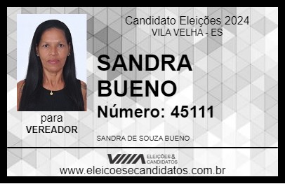 Candidato SANDRA BUENO 2024 - VILA VELHA - Eleições