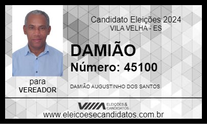 Candidato DAMIÃO 2024 - VILA VELHA - Eleições