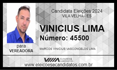 Candidato VINICIUS LIMA 2024 - VILA VELHA - Eleições