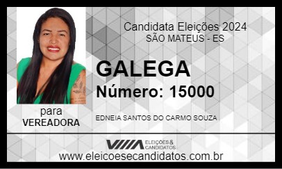 Candidato GALEGA 2024 - SÃO MATEUS - Eleições