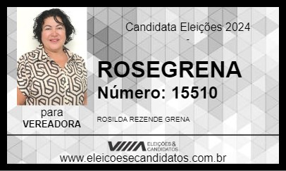 Candidato ROSEGRENA 2024 - SÃO MATEUS - Eleições