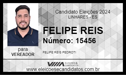 Candidato FELIPE REIS 2024 - LINHARES - Eleições