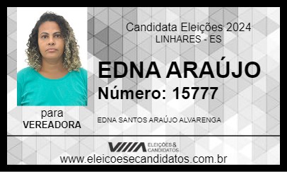 Candidato EDINA ARAUJO 2024 - LINHARES - Eleições