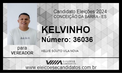 Candidato KELVINHO 2024 - CONCEIÇÃO DA BARRA - Eleições