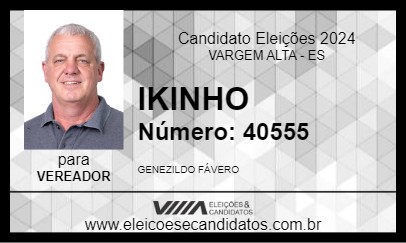 Candidato IKINHO 2024 - VARGEM ALTA - Eleições