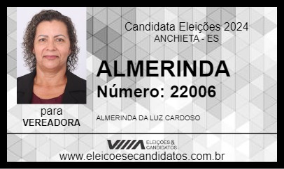 Candidato ALMERINDA 2024 - ANCHIETA - Eleições