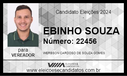 Candidato EBINHO SOUZA 2024 - ANCHIETA - Eleições