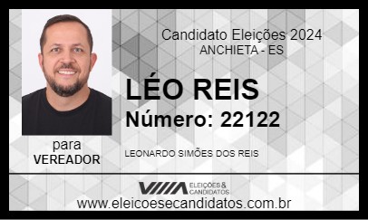 Candidato LÉO REIS 2024 - ANCHIETA - Eleições