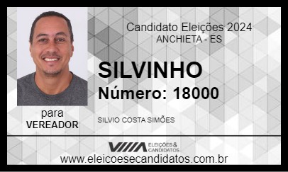 Candidato SILVINHO 2024 - ANCHIETA - Eleições