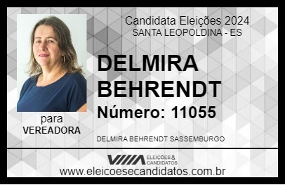 Candidato DELMIRA BEHRENDT 2024 - SANTA LEOPOLDINA - Eleições