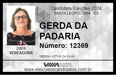 Candidato GERDA DA PADARIA 2024 - SANTA LEOPOLDINA - Eleições