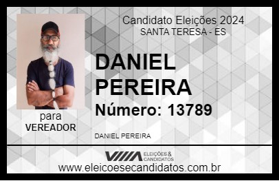 Candidato DANIEL PEREIRA 2024 - SANTA TERESA - Eleições