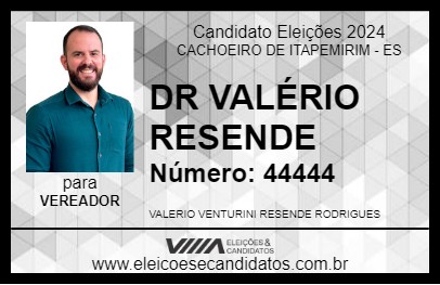 Candidato DR VALÉRIO RESENDE 2024 - CACHOEIRO DE ITAPEMIRIM - Eleições