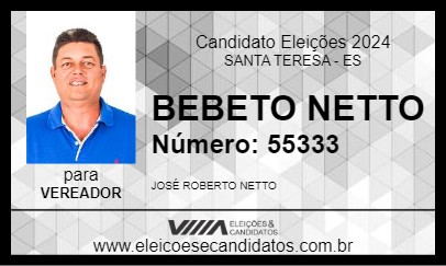 Candidato BEBETO NETTO 2024 - SANTA TERESA - Eleições