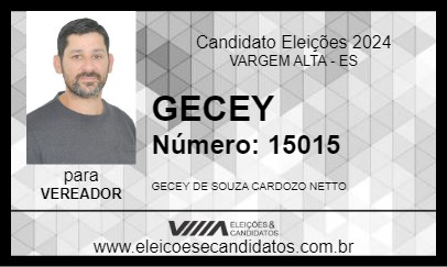 Candidato GECEY 2024 - VARGEM ALTA - Eleições