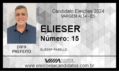 Candidato ELIESER  2024 - VARGEM ALTA - Eleições