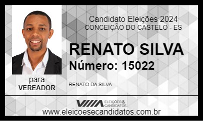 Candidato RENATO SILVA 2024 - CONCEIÇÃO DO CASTELO - Eleições